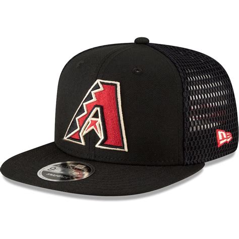 New Era Arizona Diamondbacks Black Mesh Fresh 9fifty Snapback Hat