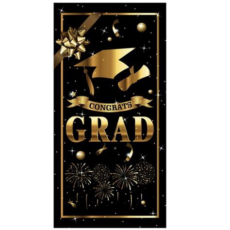 Decoration For Home Large Congrats Grad Banner 72x44 Inch Graduation