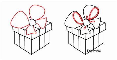 Once finished, click on the green check mark and the selection. How To Draw Christmas Gift Boxes ~ DRAWING AND PAINT