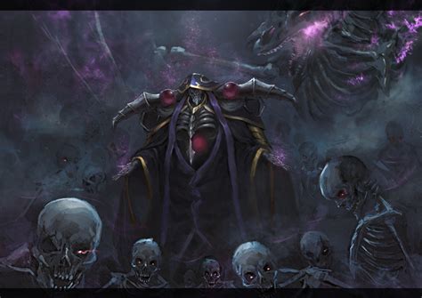 Ainz Ooal Gown Overlord Red Eyes Tagme Artist