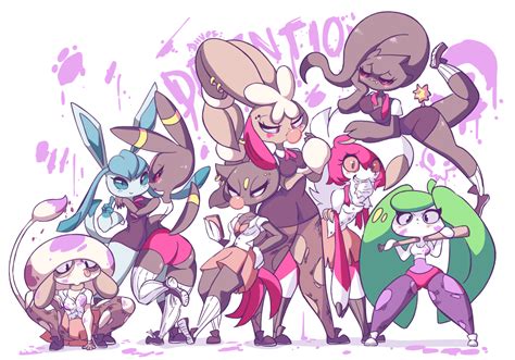 Diives Banette Glaceon Lopunny Lycanroc Smeargle Sneasel Steenee