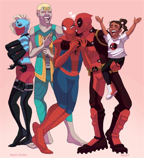 Spideypool Spideypool Deadpool And Spiderman Marvel Superheroes