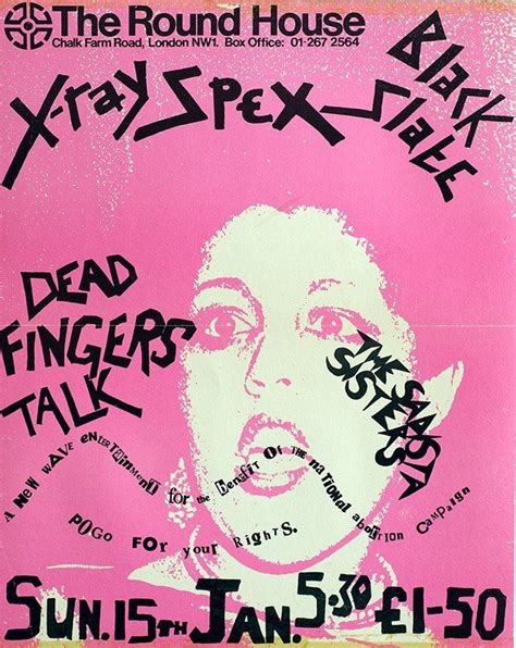 x ray spex 15 1 1978 punk poster punk design graphic design