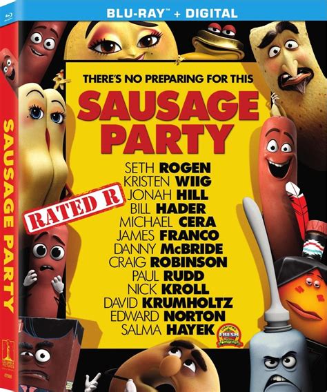 New Dvd And Blu Ray Releases November Sausage Party Seth Rogen Sausage Party Movie