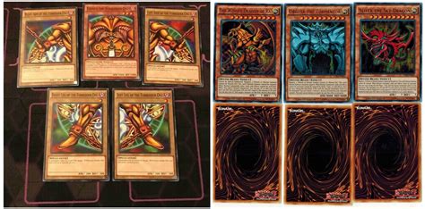 288pcs Yu Gi Oh Rare Proxy Cards Exodia Magician Girl Egyptian God Obelisk Dragon Numbers