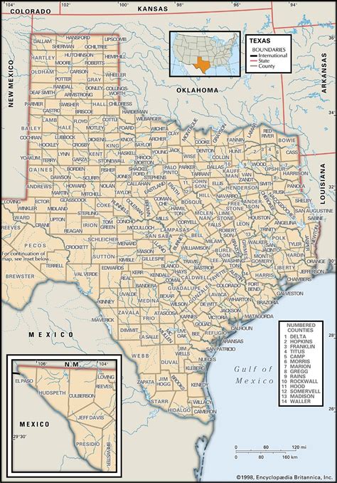 Printable Map Of Texas Counties