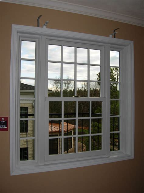 This Is A Double Hungpicture Combination Window With Colonial Style