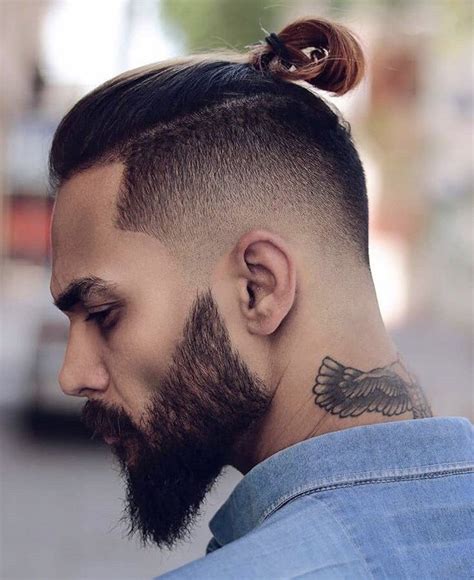 Either way, if you want a trendy but clean cut hairstyle, short dreads with a fade is your best bet. Pin by Wasim on -Barbearia- | Mens haircuts fade, Man bun ...