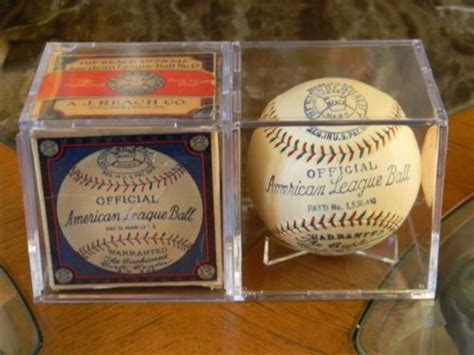 1928 Vintage Reach Official American League Baseball E Barnard Pres W