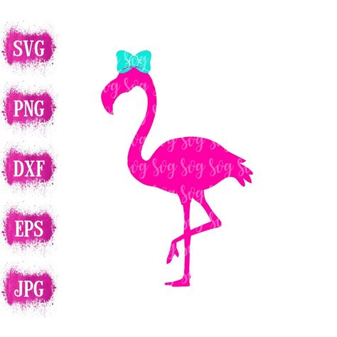Summer Svg Flamingo Monogram Svg Flamingo Svg Monogram Svg Etsy