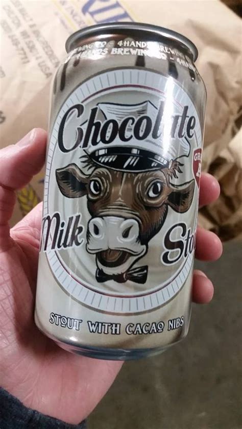 4 Hands Chocolate Milk Stout Cans Beer Street Journal