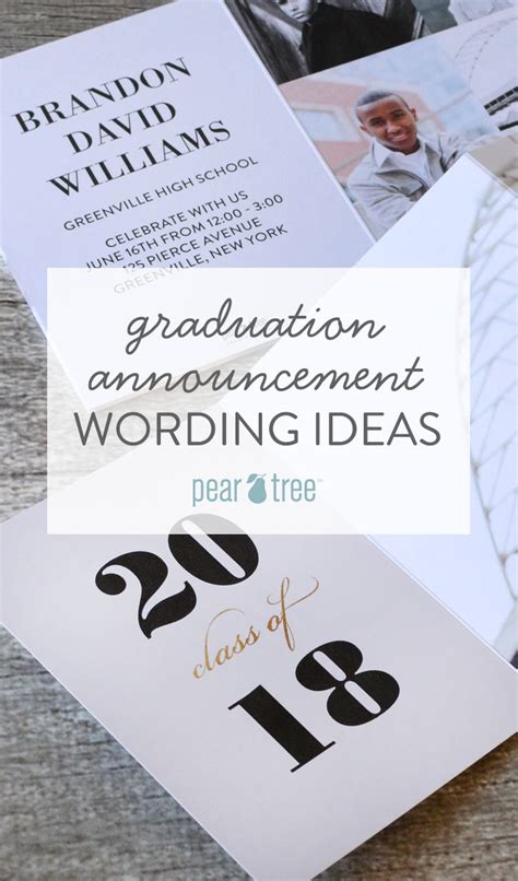 .graduation ceremonies is an invitation letter to the us embassy inviting a family member, friend, or a classmate to attend your graduation ceremony. Graduation Announcement Wording Ideas | Pear Tree Blog
