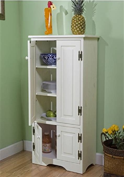 Vingli white pantry cabinet, kitchen pantry storage cabinet, freestanding pantry cupboard, 2 door pantry for laundry room, kitchen, apartment. Freestanding Pantry Cabinets | WebNuggetz.com