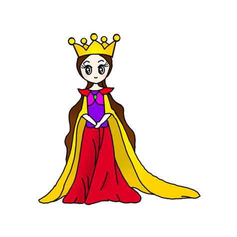 How To Draw A Queen Step By Step Easy Drawing Guides Drawing Howtos