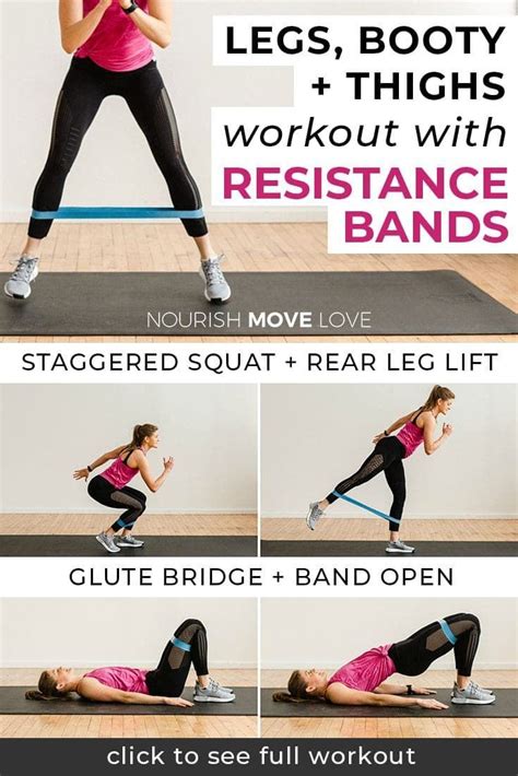 Best Leg Exercises With Resistance Bands Nourish Move Love Best Resistance Band