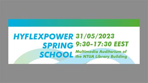 Hyflexpower Spring School Hyflexpower