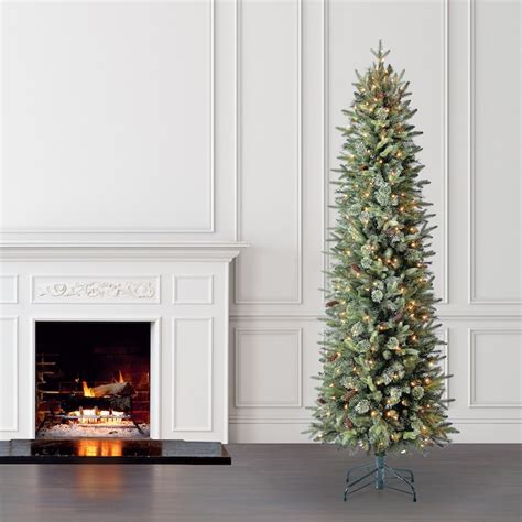 Holiday Living 7 Ft Hayden Pine Pre Lit Pencil Artificial Christmas