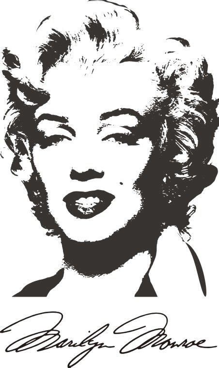 Marilyn Monroe Stencil Marilyn Monroe Art Stencil Art