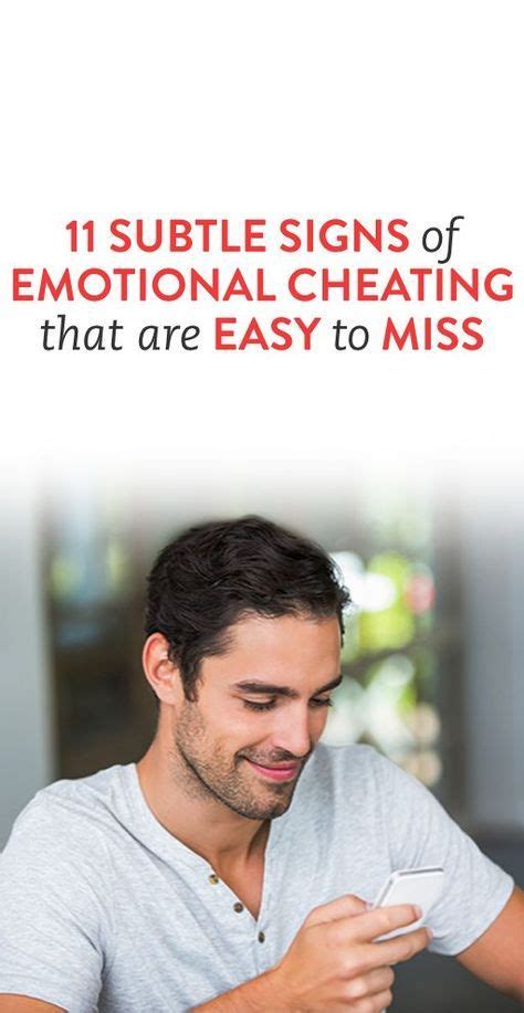 11 Subtle Signs Of Emotional Cheating That Are Easy To Miss Emotional Cheating Emotional