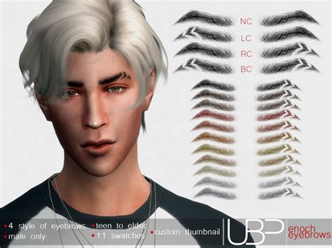 Enoch Eyebrows By Urielbeaupre At Tsr Sims 4 Updates