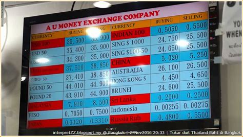 Compare money transfer services, compare exchange rates and commissions for sending money from malaysia to indonesia. Tukar Thailand Baht di Malaysia atau Thailand?