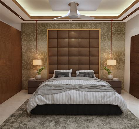 Farmhouse Bedroom Design With A Leather Upholstered Double Bed By Fm