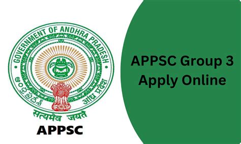 Appsc Group 3 Apply Online Application Fee Application Link