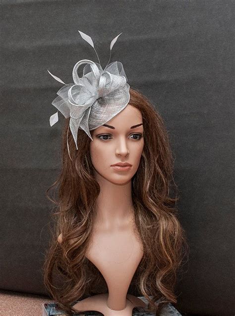 Silver Fascinator Hat For Your Special Occasions Fascinator Hats