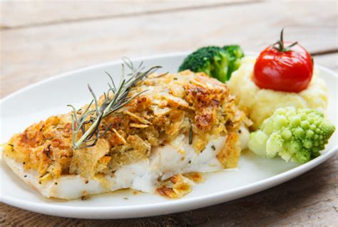Rezept für Kabeljaufilet mit Knusperkruste