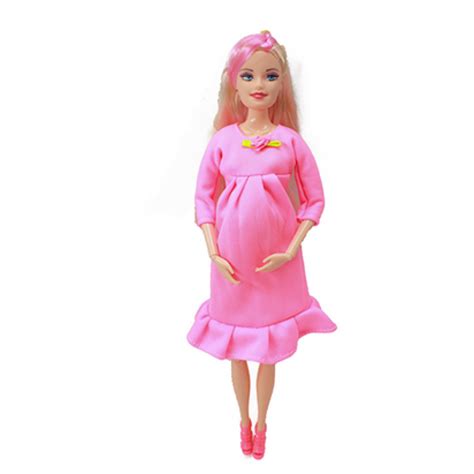 Pregnant Barbie Doll Toys Dressed In Pink