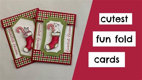 Fun Fold Cards To Make 1 Fold 6 Ways To Inspire You Youtube