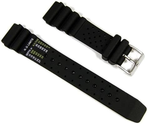 Citizen Brand Replacement Rubber Watch Strap For Promaster Diver 20 Mm