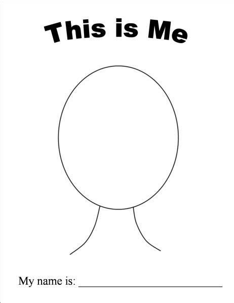 Image Result For Preschool Self Portrait Template All About Me