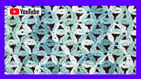 Algunos detalles para tejer en crochet: Punto Fantasía N° 49 en tejido crochet tutorial paso a paso. - YouTube