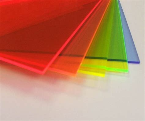 3mm Fluorescent Acrylic Sheet Mixed Pack Artesaver