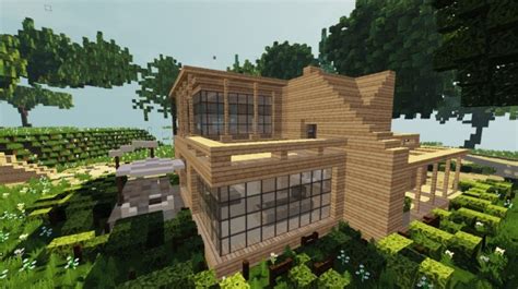 Modern Wooden House World Of Keralis Minecraft Map