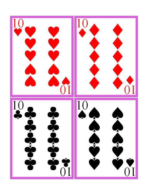 7 Best Images Of Printable Playing Card Games Animation