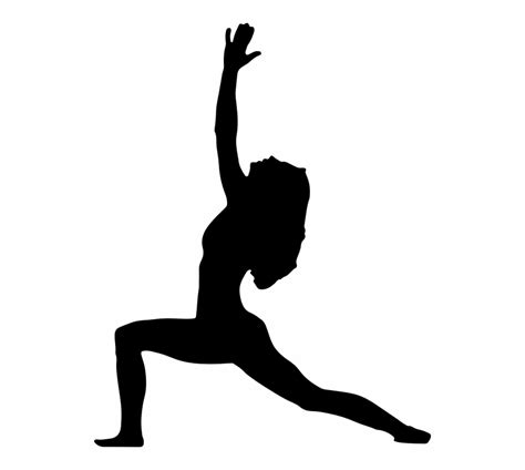 Lizard Yoga Pose Performed By Women Silhouette Png Clip Art Library