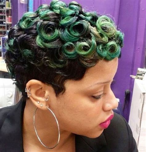 This type is easiest to turn into afro curls. Pin Curls | African American Hairstyles Trend For Black ...