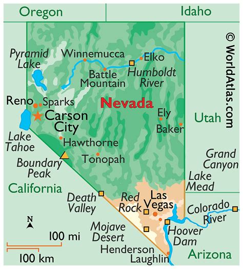 Nevada Map With Cities And Towns My Xxx Hot Girl