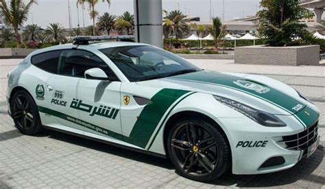 Dubai Police Officially Unveil Ferrari FF Cop Car Drive Arabia