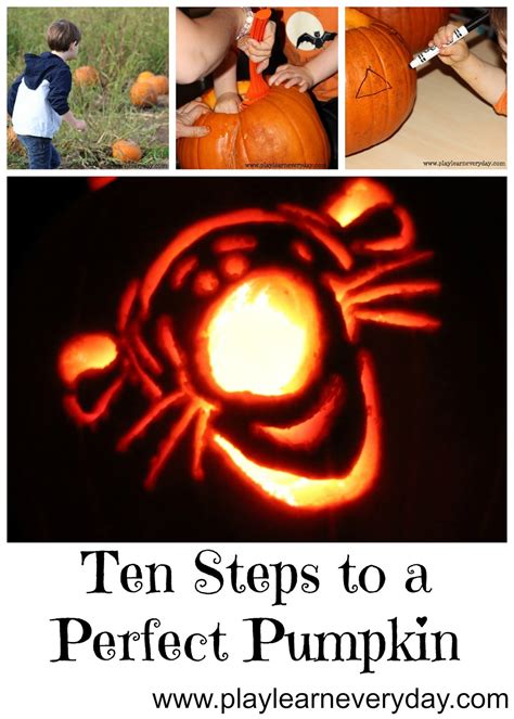 Ten Steps To A Perfect Pumpkin Play And Learn Every Day