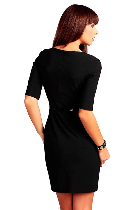 Marina Dress In Black Vera Fashion