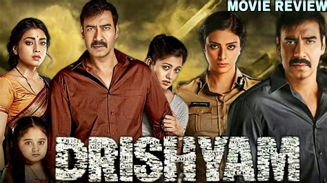 Drishyam 2015 Hindi Thriller Movie Review Ajay Devgan Shriya Saran