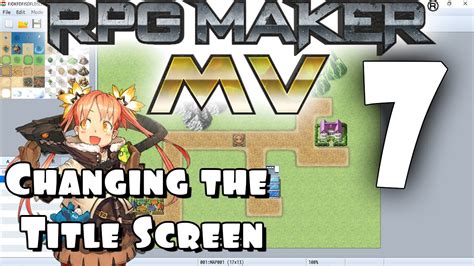 Rpg Maker Mv Tutorial 7 Changing The Title Screen Youtube