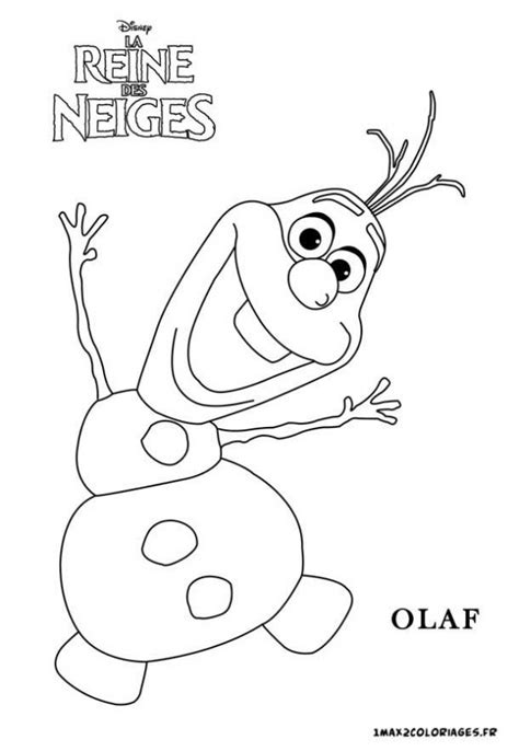 Divertidos dibujos de Olaf para pintar | Colorear imágenes