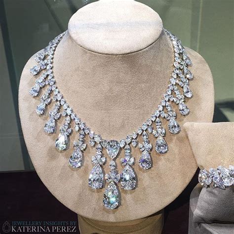 An Impressive Diamond Fringe Necklace By Harry Winston Composed Of A