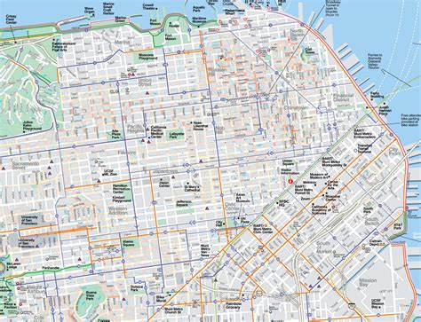 San Francisco Map Download Fredia Bonnibelle