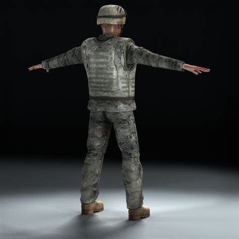3d Army Soldier Model