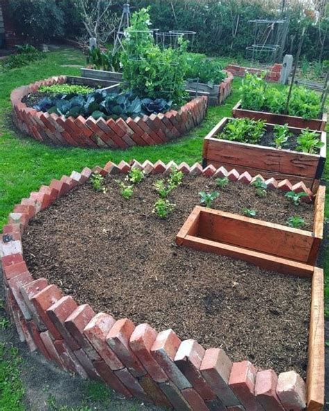 Grass Garden Paths Limited Raised Garden Bed Ideas Brick Art